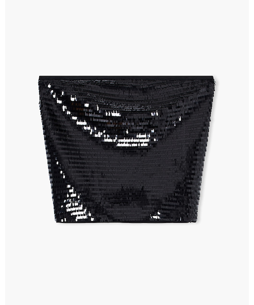 【A|X アルマーニ エクスチェンジ】スパンコール チューブトップ 