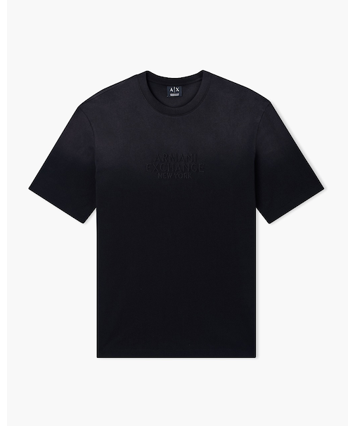 【A|X アルマーニ エクスチェンジ】AXロゴ グラデーション 半袖クルーネックTシャツ