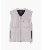 【A|X アルマーニ エクスチェンジ】リップストップナイロン ベスト