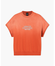 【A|X アルマーニ エクスチェンジ】AXロゴ グラデーション ショートスリーブトップス