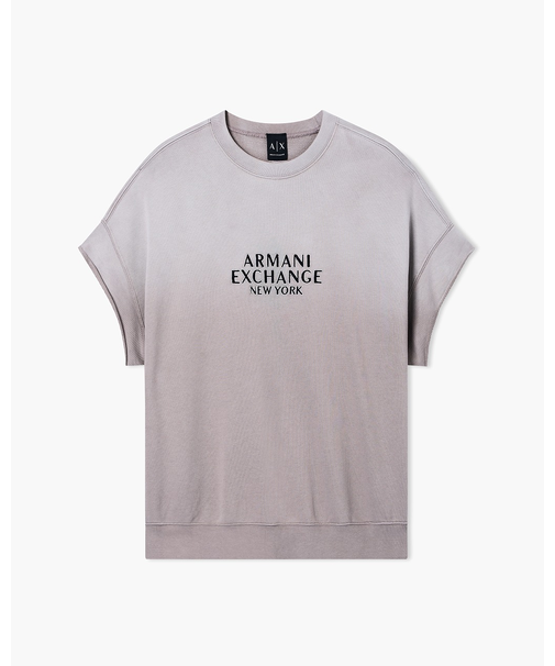 【A|X アルマーニ エクスチェンジ】AXロゴ グラデーション ショートスリーブトップス