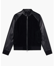 【A|X アルマーニ エクスチェンジ】スエード バイカージャケット