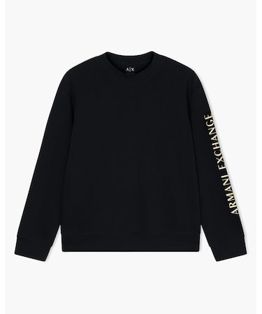 【A|X アルマーニ エクスチェンジ】AXロゴ ホースデザイン スウェットプルオーバー