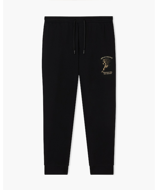 【A|X アルマーニ エクスチェンジ】AXロゴ ホースデザイン スウェットジョガーパンツ