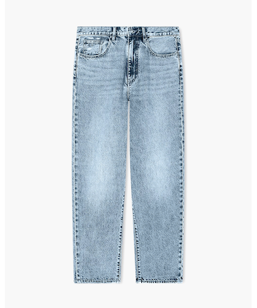 【A|X アルマーニ エクスチェンジ】ストーンウォッシュ ルーズフィット デニムパンツ