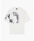 【A|X アルマーニ エクスチェンジ】フラワープリント コンフォートフィット 半袖クルーネックTシャツ