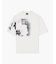 【A|X アルマーニ エクスチェンジ】フラワープリント コンフォートフィット 半袖クルーネックTシャツ