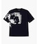 【A|X アルマーニ エクスチェンジ】フラワープリント コンフォートフィット 半袖クルーネックTシャツ