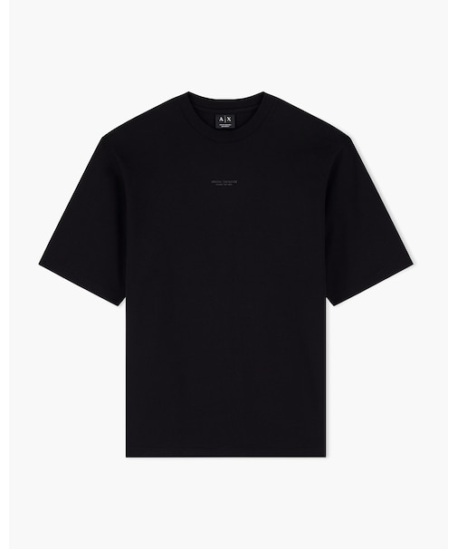 【A|X アルマーニ エクスチェンジ】AXロゴ コンフォートフィット 半袖クルーネックTシャツ