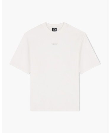 【A|X アルマーニ エクスチェンジ】AXロゴ コンフォートフィット 半袖クルーネックTシャツ