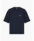 【A|X アルマーニ エクスチェンジ】バックロゴ ルーズフィット 半袖クルーネックTシャツ