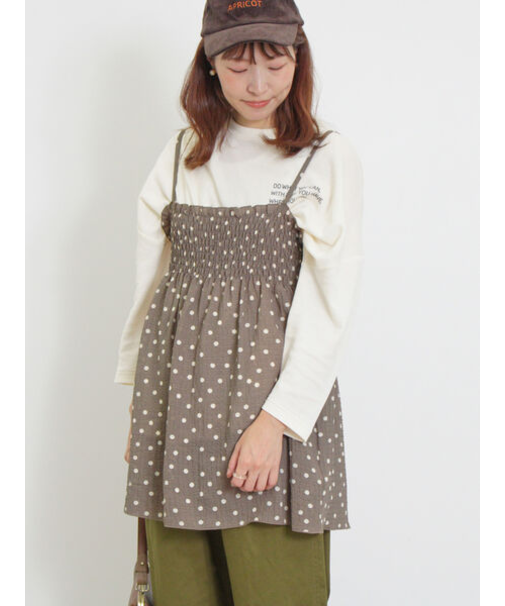 ◎シャーリングキャミチュニック