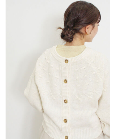 ◎求心風ぽこぽこ2WAYニット