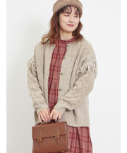 フリンジ前後2WAYニット