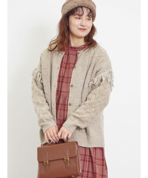 フリンジ前後2WAYニット