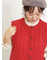 ケーブル編みニットベスト
