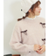 ベロアリボン付ニット