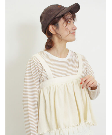 2WAYニットビスチェセットトップス