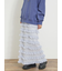 オーバーレースフリルナロースカート
