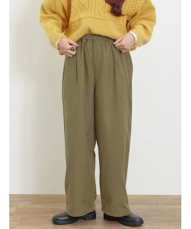 【保温加工・帯電防止】ストレートパンツ