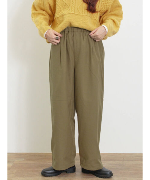 【保温加工・帯電防止】ストレートパンツ