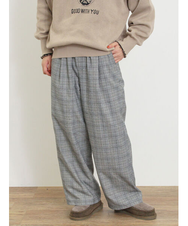 【保温加工・帯電防止】ストレートパンツ