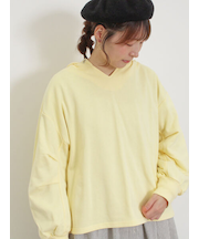 袖タックスキッパーフーディー