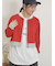 ◎配色スウェットカーディガン