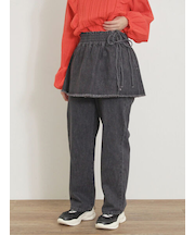 スカートセットデニムパンツ