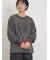 配色ステッチプリントアソートロングTシャツ