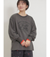 配色ステッチプリントアソートロングTシャツ