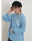配色ステッチプリントアソートロングTシャツ