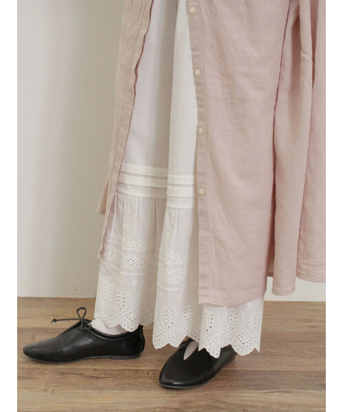 サマンサモスモスペチパンツ　カット切替ペチパンツ　オフホワイト カット切替ペチパンツ｜サマンサモスモスの通販｜&mall（アンド