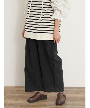 【Cross×Linen】サイドポケットパンツ ≪M/Lサイズ≫