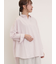 後ろ釦スキッパーチュニック