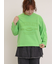 ピグメント加工ロゴ刺繍ロングTシャツ