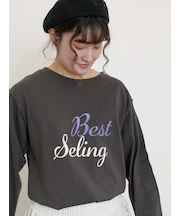ロゴ刺繍アソートロングTシャツ