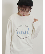 ロゴ刺繍アソートロングTシャツ
