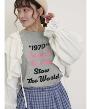 ロゴ刺繍アソートロングTシャツ