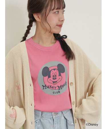 【Disney】ミッキー&フレンズ/ヴィンテージライクTシャツ