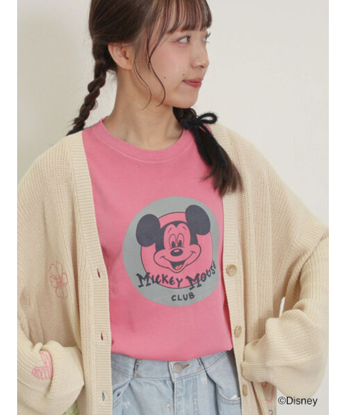 【Disney】ミッキー&フレンズ/ヴィンテージライクTシャツ