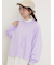 ミニ裏毛ブロッキングショートスウェット