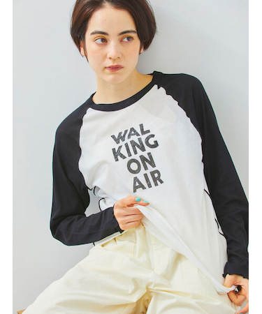 シアーラグランロゴTシャツ