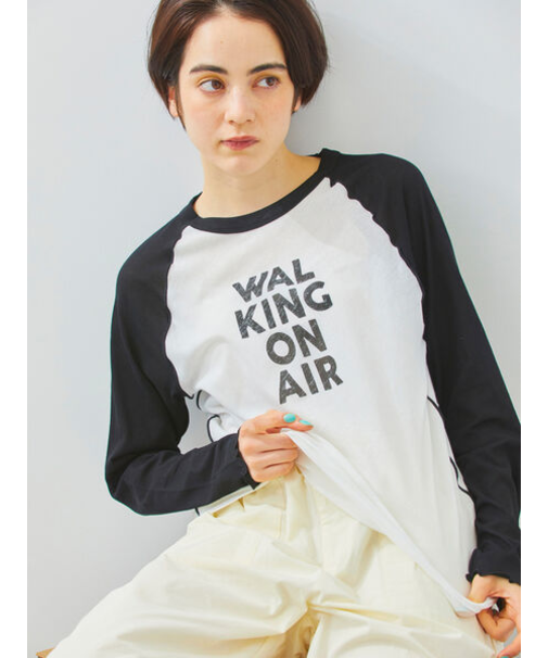 シアーラグランロゴTシャツ