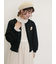 【ゆべし×Samansa Mos2】ブローチ付2WAYニット