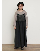 【ゆべし×Samansa Mos2】インナー付キャミワンピース