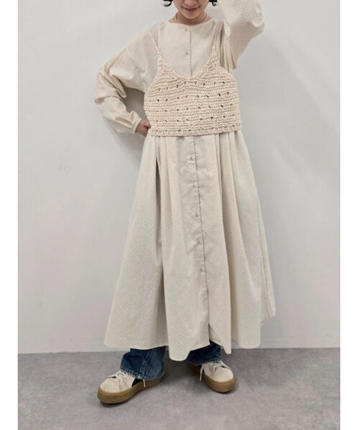 【ゆべし×Samansa Mos2】切替2WAYワンピース