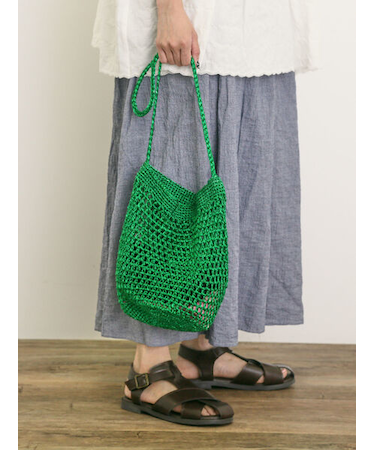 メタリックショルダーバッグ