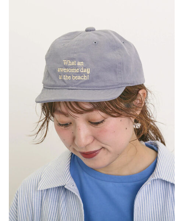 【消臭効果】ロゴ刺繍キャップ