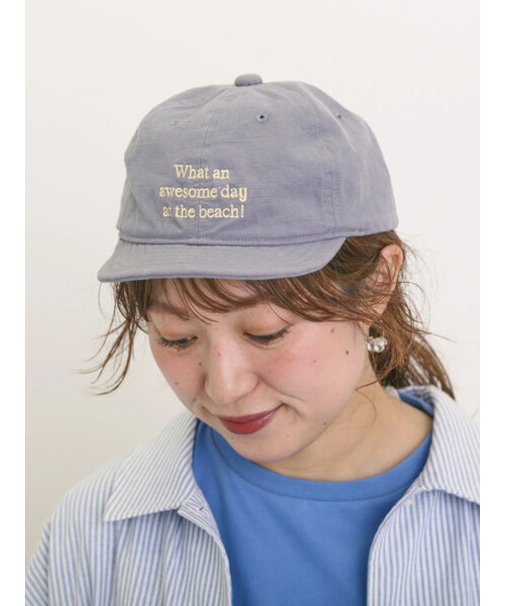 【消臭効果】ロゴ刺繍キャップ